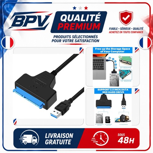 Adaptateur usb vers sata - 3.0,