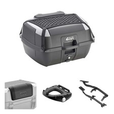 Kit de Top Case GIVI B45+ Noir Gris Pour Suzuki 400 AN Burgman 2017-2025