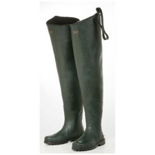 Jenzi Botte Cuissarde Caoutchouc Naturel Néoprène Polyester Angelkleidung Lisse