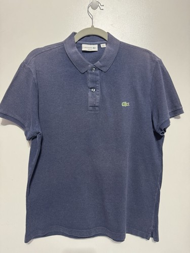 Polo lacoste bleu taille en - bleu,