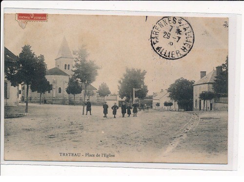 Treteau place eglise - treteau,
