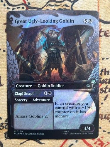 Great ugly looking - great, goblin