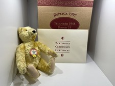 Steiff animal ours en peluche 408328 ours 1948 réplique 25 cm. Excellent état...