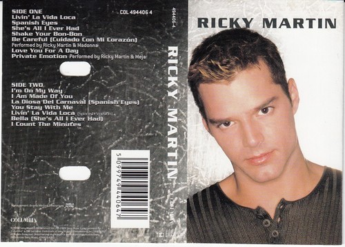 Audio ricky martin - k7,