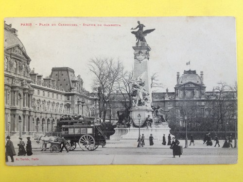 Cpa paris transport attelage - cpa,