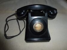 ANCIEN TELEPHONE BAKELITE NOIR