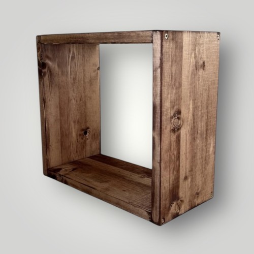 étagère murale bois fait - murale, en