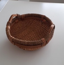 Panière à anses tressée en