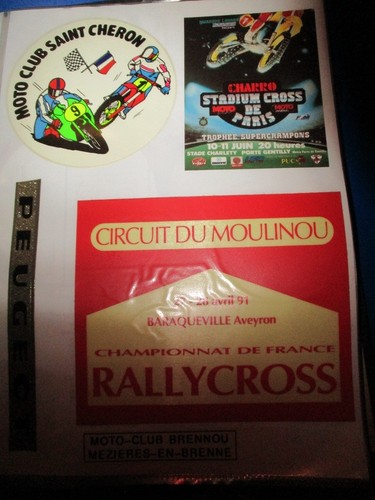 Autocollants moto cross - moto,