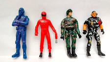 LOT 4 MILITARY FIGURES chap mei ADVENTURER WITHOUT ACCESSORY TOY SOLDIER