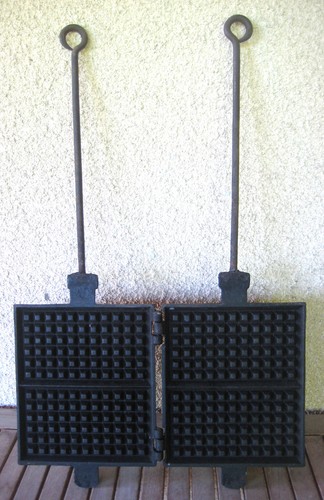 Gaufrier ancien fonte - gaufrier, en