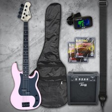 Bass Guitar, 6 Colors, Ampli