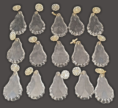 Lot pampilles cristal - lot, 15