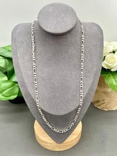 Chaine Argent maille figaro