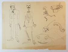 Squelettes et chenille, ca