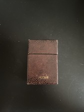 Acova Card Game Leather Box Rare Very Good Condition