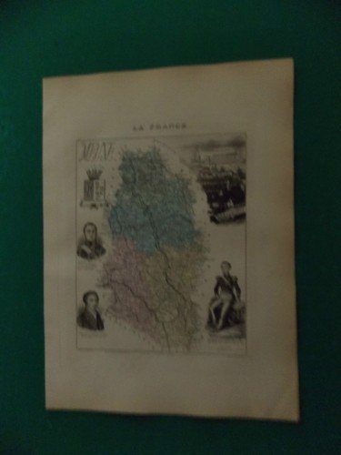 Meuse carte atlas - atlas, migeon
