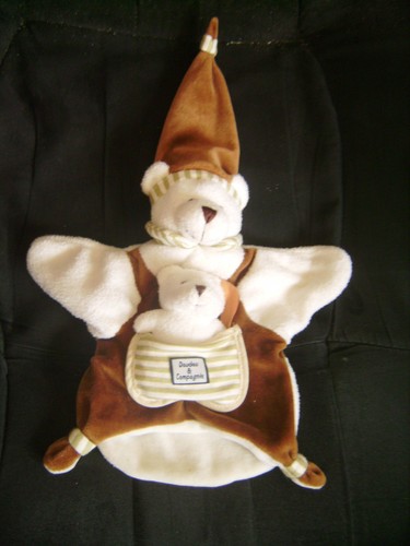 Doudou marionnette ours - ,