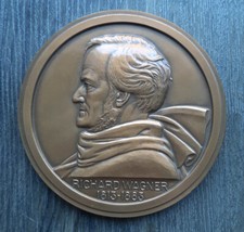Germany, Wagner, medaille 115mm, composer, conductor, opera, Bazor