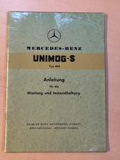 Original Unimog-S Type 404 May 1961 Manual MK9