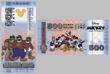 Billet Souvenir Mickey Et Ses