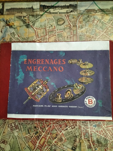 Boîte engrenages meccano - b,