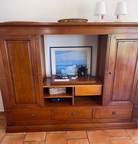 Meuble bois massif style - tv,