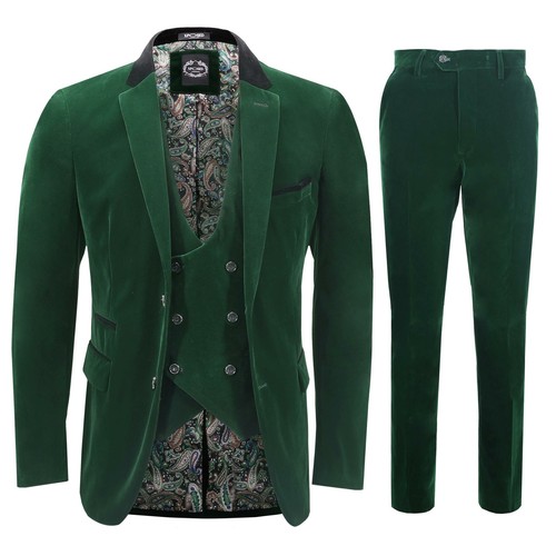 Hommes pièce velours vert - hommes,