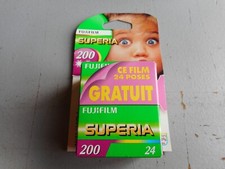 Pellicule argentique FUJIFILM SUPERIA 200 - 24 poses x 36 mm - 2009 neuve scellé