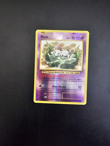 Carte pokémon mew - mew, 53/108