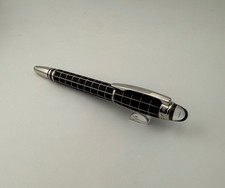 Stylo à bille Montblanc Starwalker caoutchouc et métal platine