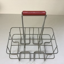 Vintage 1960s Tormado Holland Bottle Holder 6 Bottles 