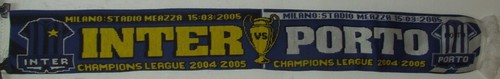 écharpe ultras inter - vs, porto