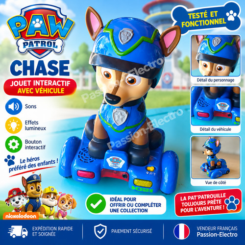Jouet interactif chase pat - chase, pat'