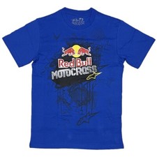 Alpinestars Red Bull Grit Motocross T-shirt Blue XL