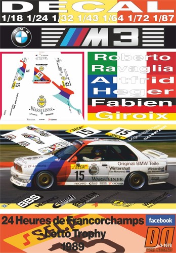 Decal bmw evo heger - evo, a.heger