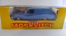 MOSKVITCH  434 A6 BLUE 1:43 DIECAST with BOX USSR 1975 RARE