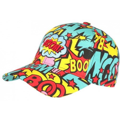 Casquette verte jaune pop - casquette,
