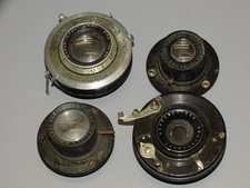 -4 OBJECTIFS ANCIENS KODAK DIOMATIC ACHROMATIQUE RECTOPLANET H ROUSSEL PARIS  D