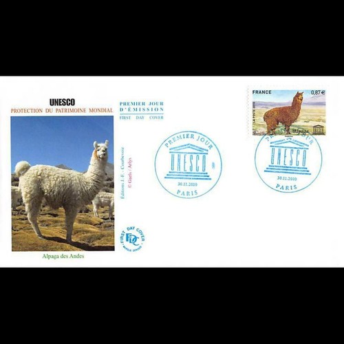 Fdc unesco alpaga - fdc,