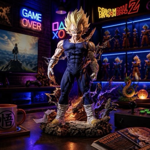 Statue majin vegeta - majin, dragon