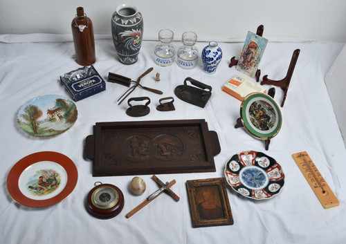 Lot brocante objets - lot,