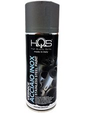 Vernis Spray HQS Effet Acier Inox 400 Ml