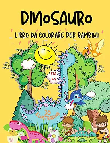 Dinosauro libro colorare - dinosauro,