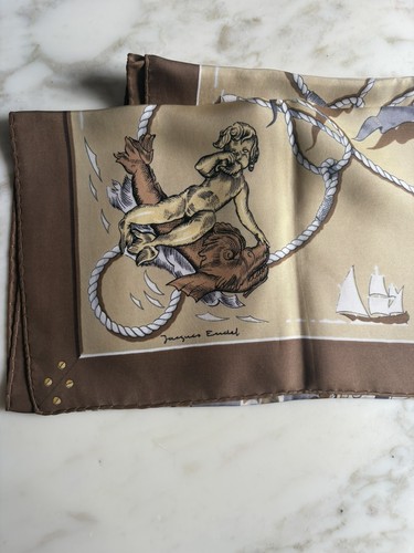 Carré soie hermes vintage - soie,