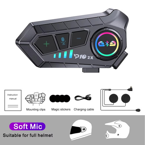 Casque intercom bluetooth - casque, pour
