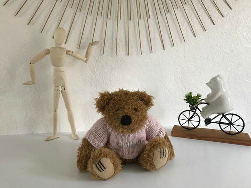 Peluche doudou nounours - peluche,