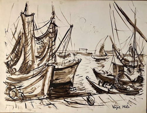 Vojic milo acrylique gouache - acrylique,