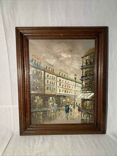 Huile sur toile paris - sur,