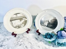 Deux assiettes vintage